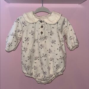 Grayson Collective Collared Longsleeve Romper size 0-3 months